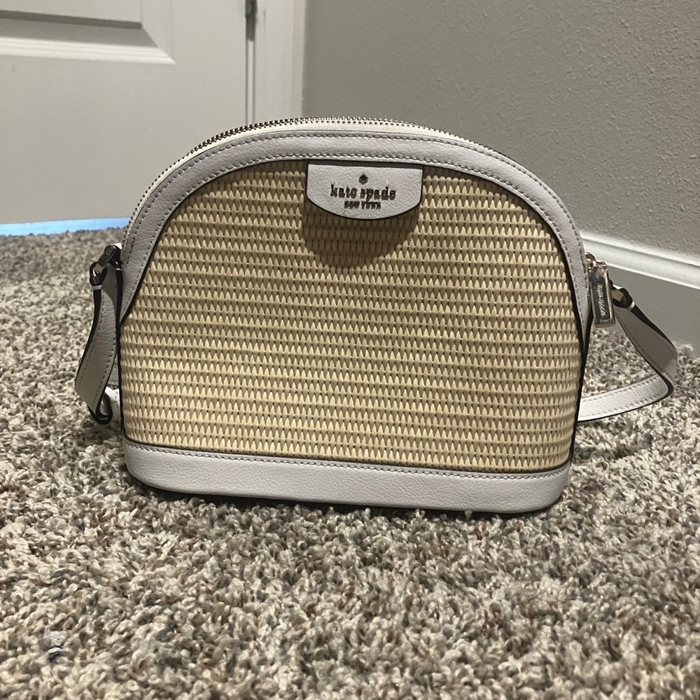 Kate Spade Sylvia Straw Crossbody